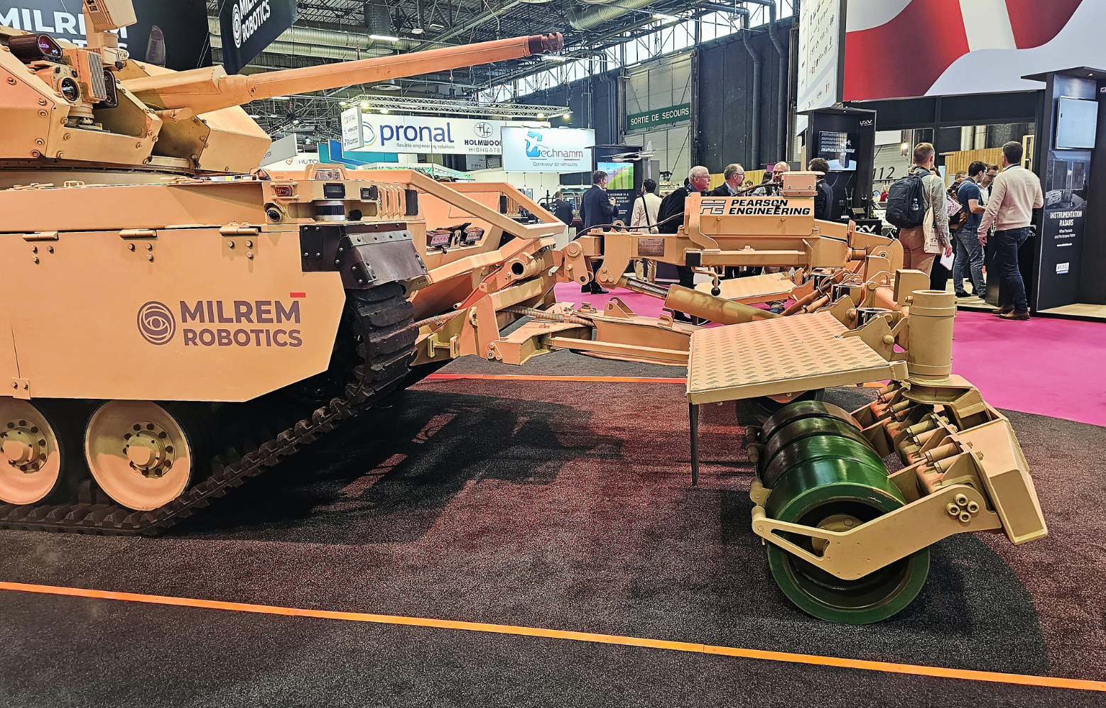 Pearson Engineering and Milrem Robotics at Eurosatory 2024