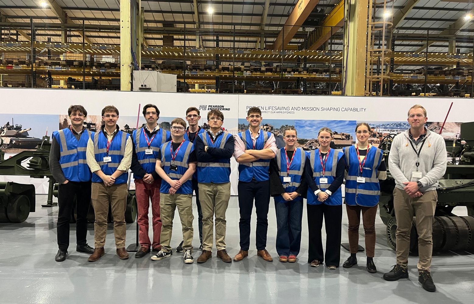 NUOTC team visit Pearson Engineering 2024 masthead