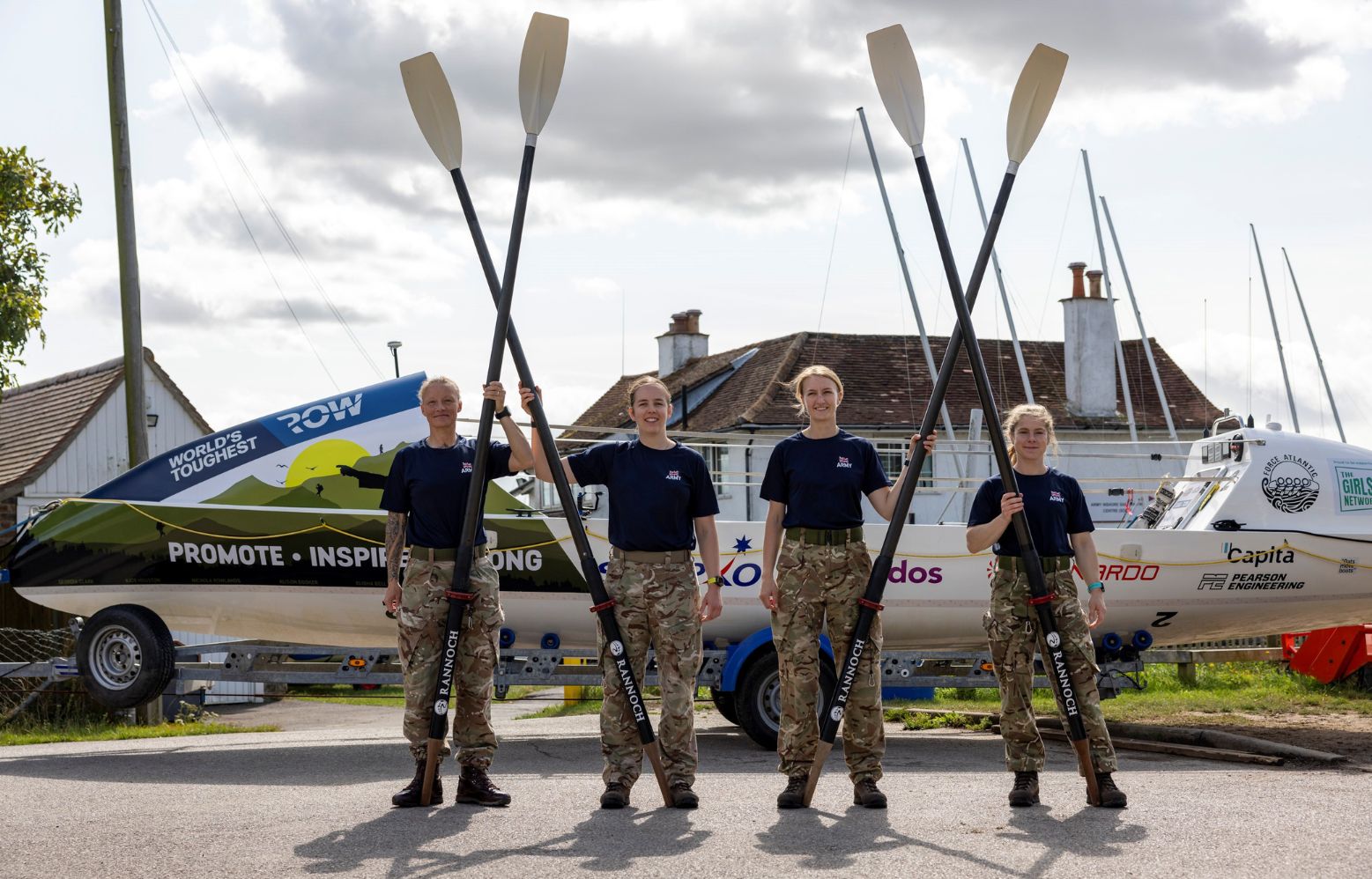 Pearson Engineering Sponsors First All Female British Army rowing team in gruelling Atlantic Challenge masthead